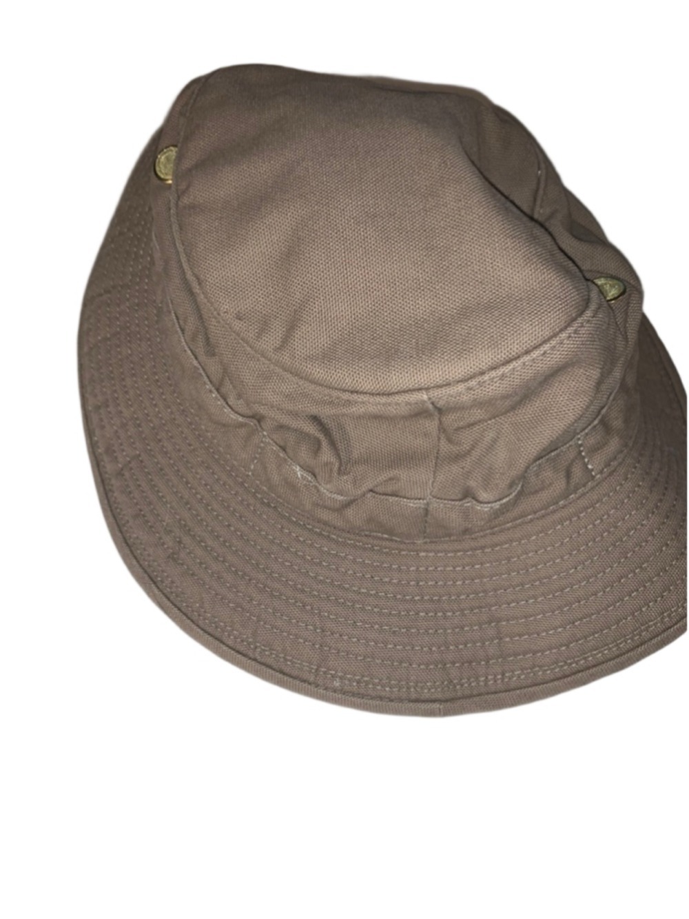Men's LOGISTIK unicorp Brown Bucket Hat One Size with Gold Accents